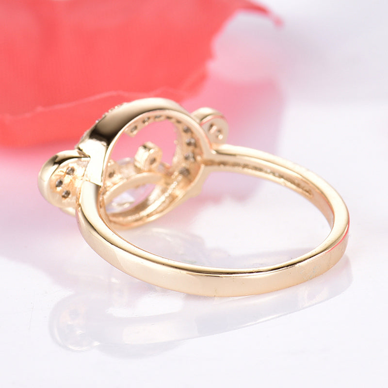 Monkey Big Proposal Ring