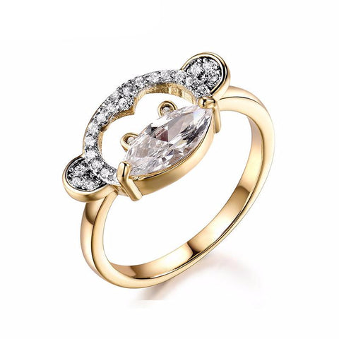 Monkey Big Proposal Ring