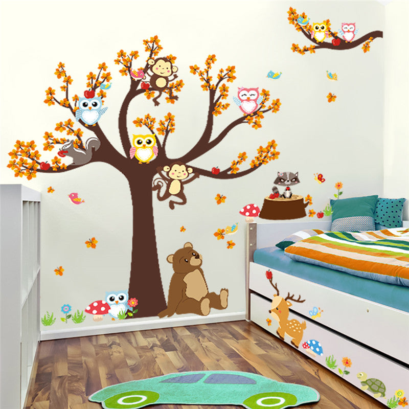 Jungle Forest Tree Wall Stickers