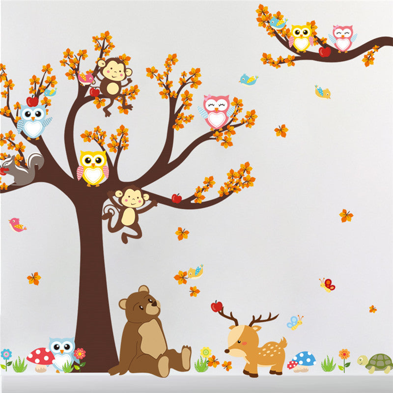 Jungle Forest Tree Wall Stickers