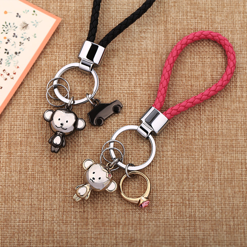 Monkey Lovers Keychain