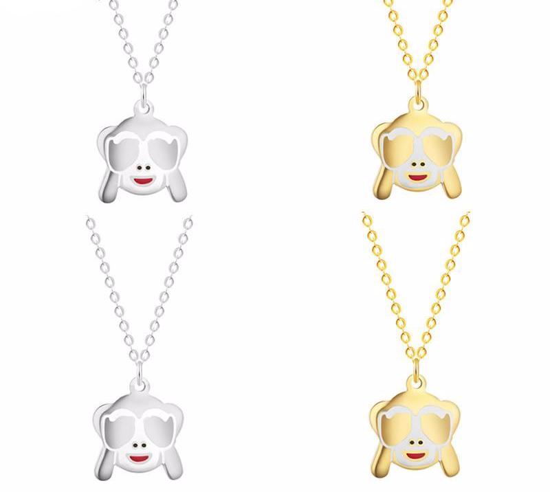 Link Shy Monkey Pendant