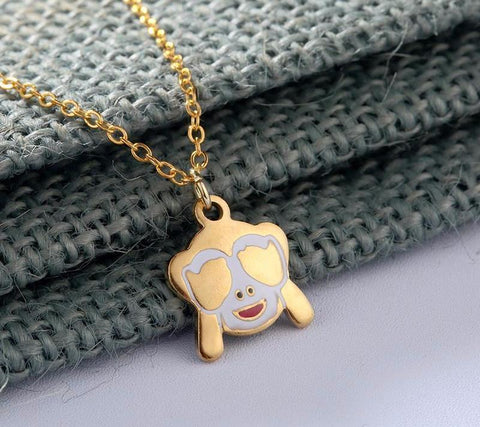 Link Shy Monkey Pendant