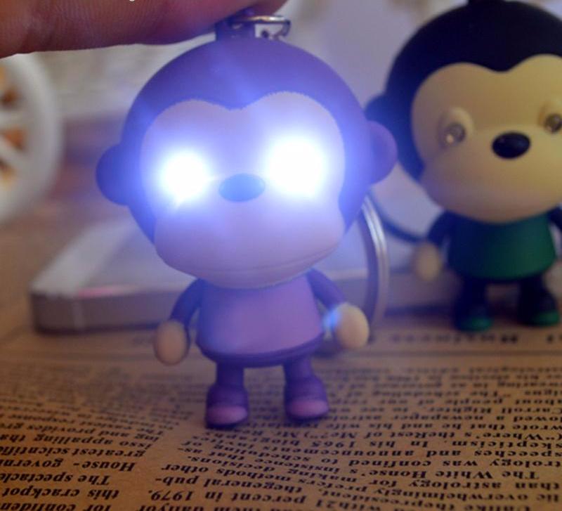 Cute Multi Colored Monkey Keychain