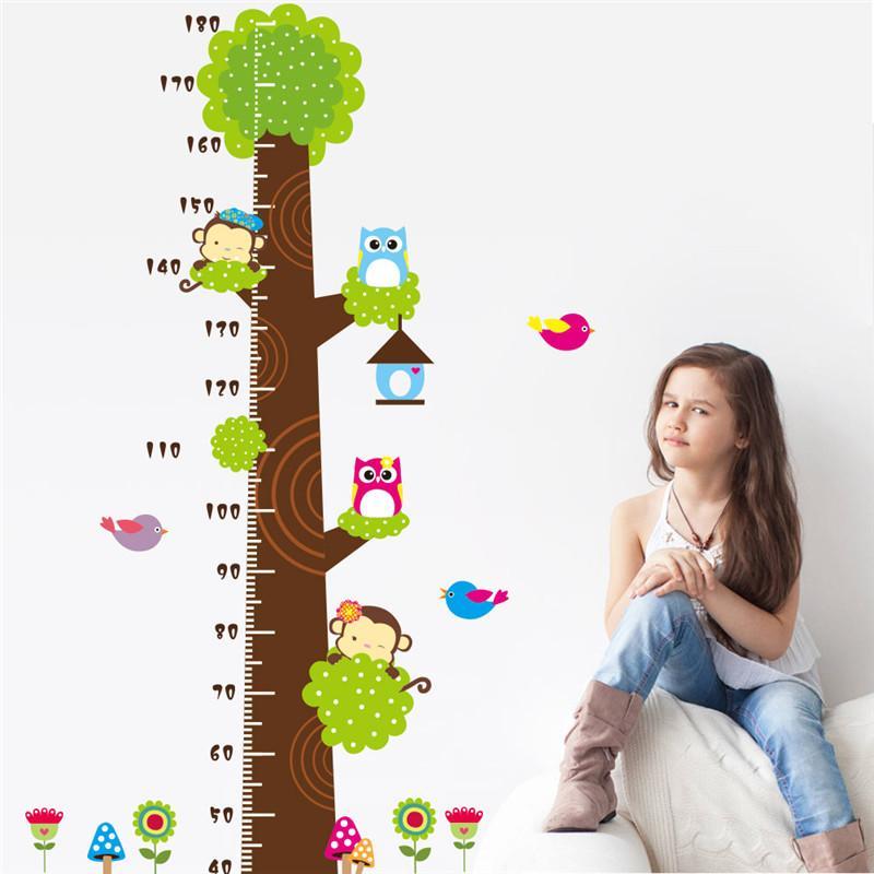 Tree Growth Chart Wall Decal