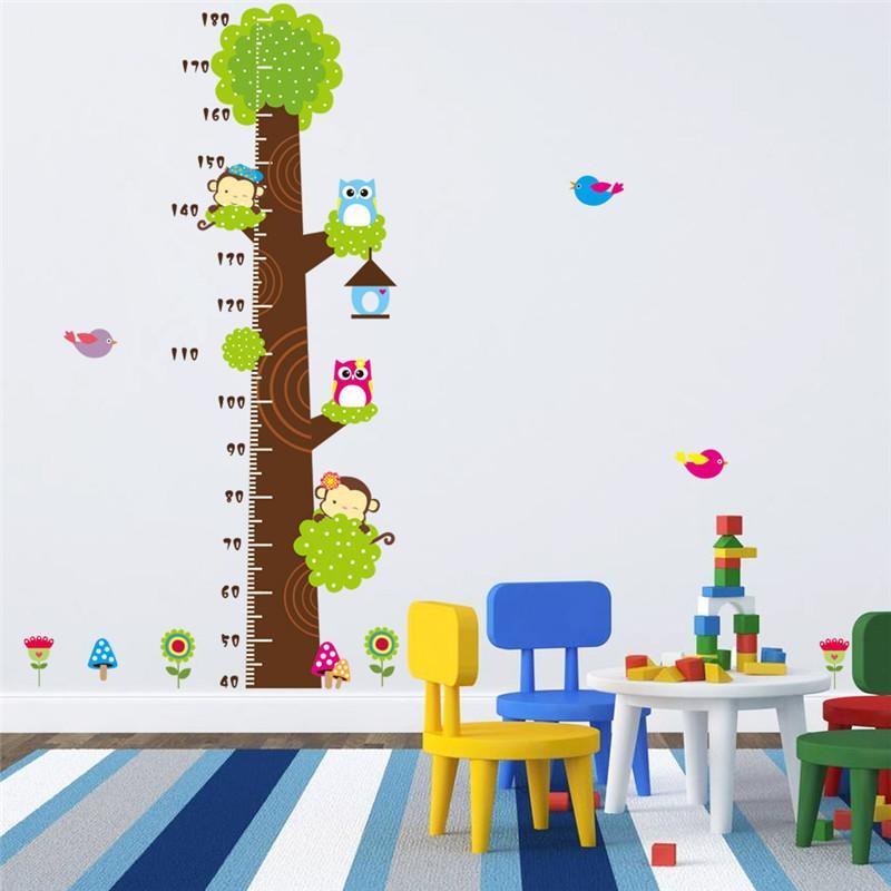 Tree Growth Chart Wall Decal