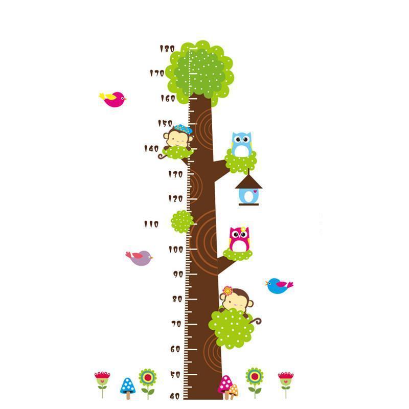 Tree Growth Chart Wall Decal