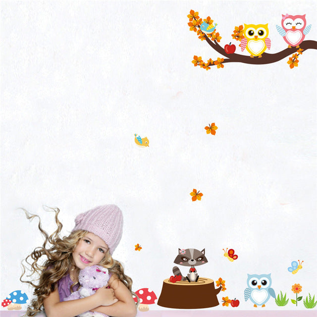 Jungle Forest Tree Wall Stickers