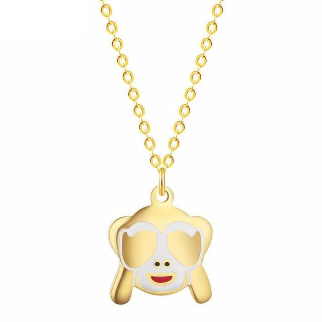 Link Shy Monkey Pendant