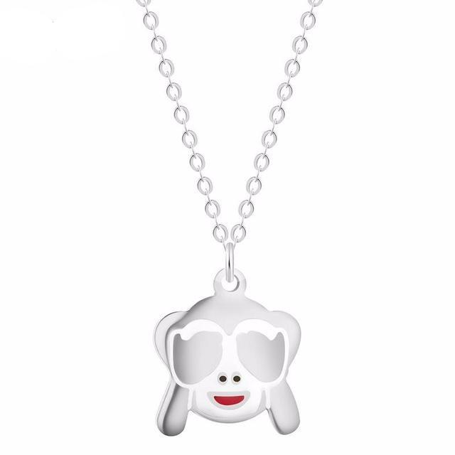 Link Shy Monkey Pendant